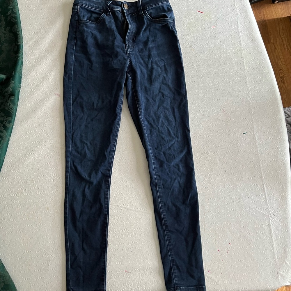 SO ultimate super high rise jegging in medium blue